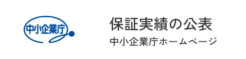 保証実績の公表（中小企業庁ホームページ）